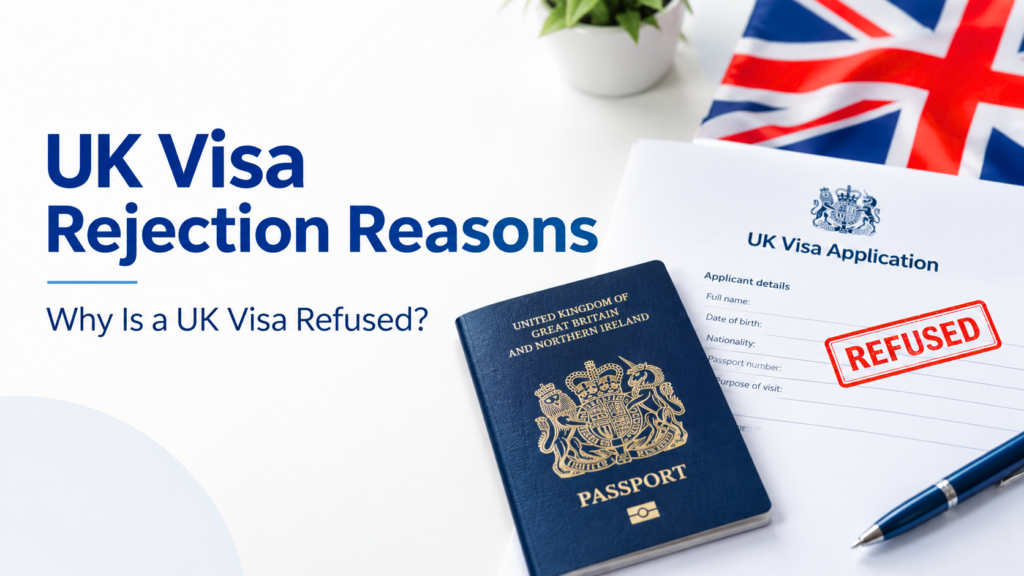 UK visa rejection reasons and common reasons for UK visa refusal